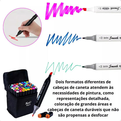 Kit Livro Bobbie Goods Capa Dura + 60 Canetas Touch